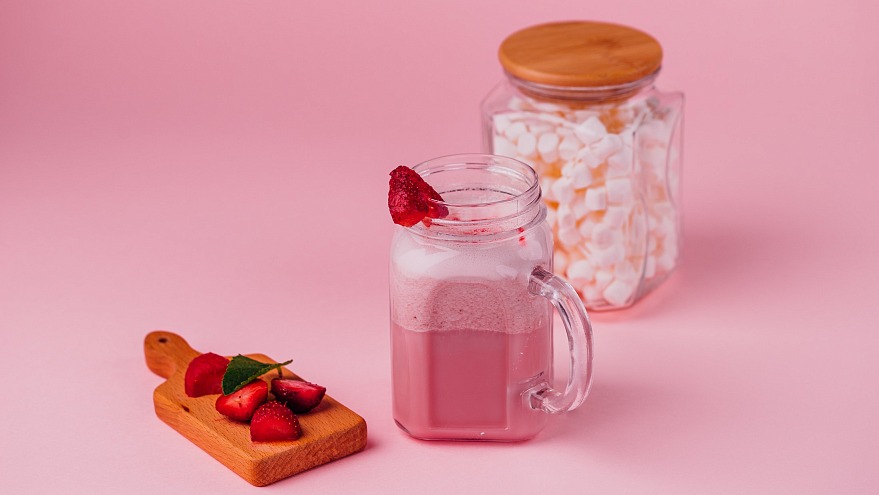 Смузи «Клубничное лето»